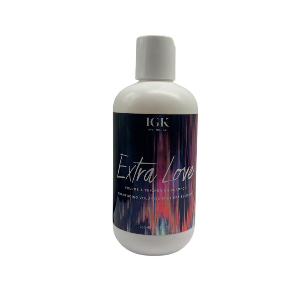 IGK Extra Love Volume & Thickening Shampoo 8 Oz Volumizing Fine‎ Hair Salon Care